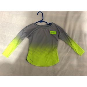 Toddler Nike Dri Fit Long Sleeve Shirt